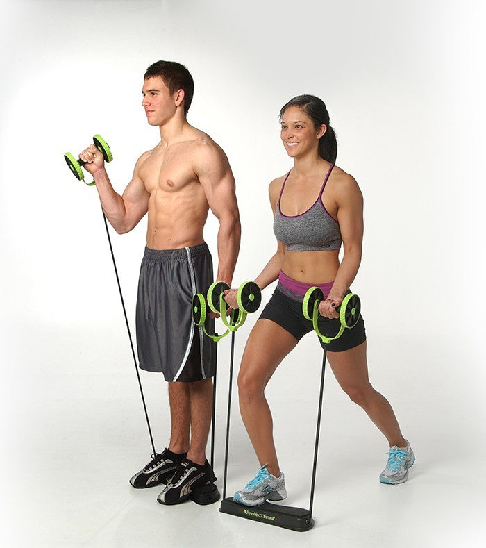 Aparat Fitness Multifunctional pentru Acasa - Tonifiere Brate, Coapse, Piept si Abdomen + CADOU 3 Benzi