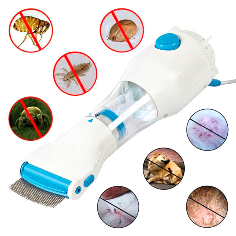 Pieptene Special Aspirator Anti-Păduchi Eliminare Rapidă ⚡ CADOU 2 Rezerve Filre🎁