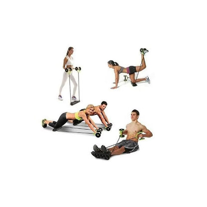 Aparat Fitness Multifunctional pentru Acasa - Tonifiere Brate, Coapse, Piept si Abdomen + CADOU 3 Benzi