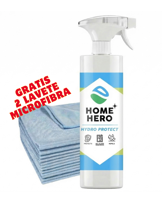 Protectia Sticlei - Protectie si Rezistenta cu Efect Hydrofob asupra Apei! + 2 Lavete Gratuit!