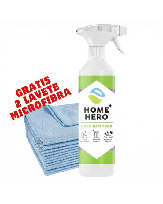 ADIO CALCAR - Curatare Instanta, Protectie si Rezistenta pe Orice Suprafata Afecta de Calcar + 2 Lavete Gratuit!