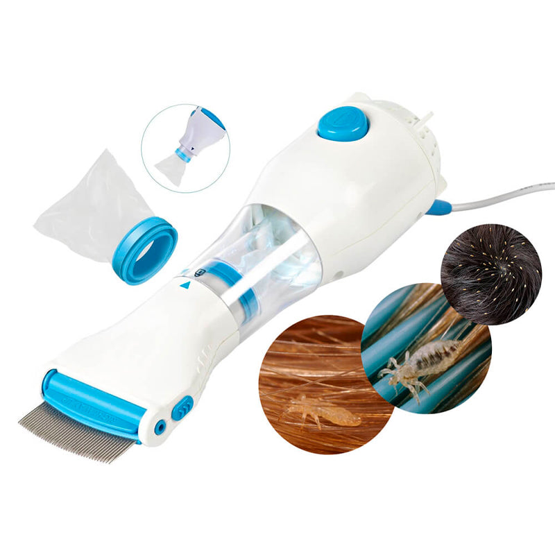 Pieptene Special Aspirator Anti-Păduchi Eliminare Rapidă ⚡ CADOU 2 Rezerve Filre🎁