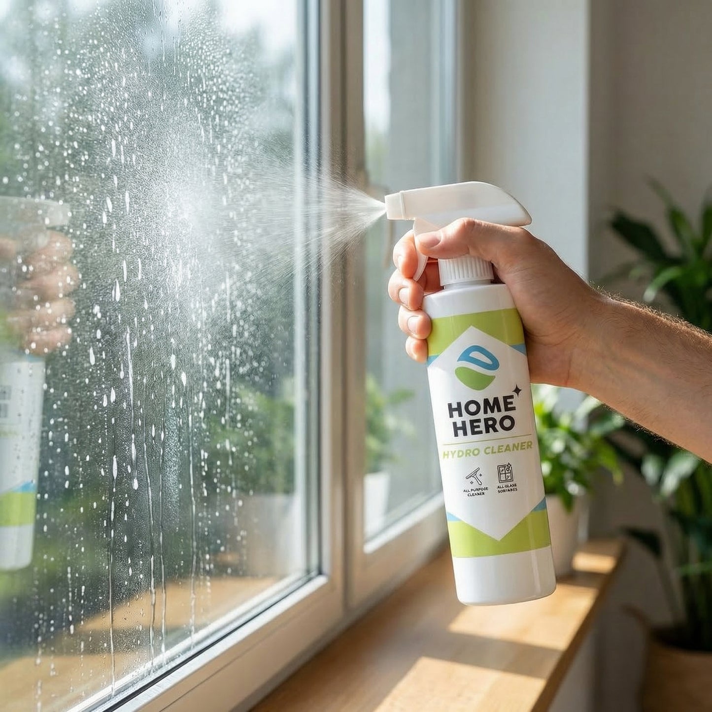 Pachetul Hărnicia Sticlei – Solutie Protecție Hidrofobă + Soluție Curățare Pete de Săpun & Calcar + 2 Lavete Gratis