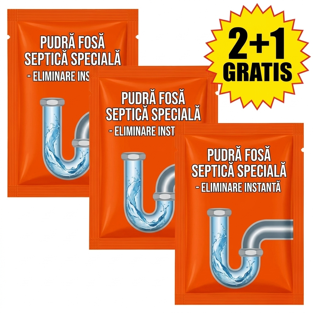 Solutie Profesionala Fosa Septica Si Tevi 2+1 GRATIS