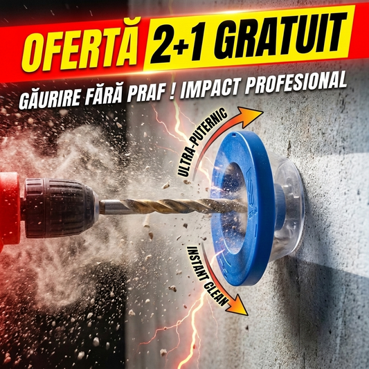 Oferta 2+1 GRATIS 🎁 Colector Praf Ideal pentru Bormasina si Burghiu 🔧 Găurești fără mizerie! 👷🏻