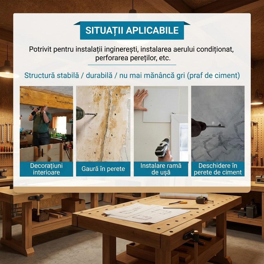 Oferta 2+1 GRATIS 🎁 Colector Praf Ideal pentru Bormasina si Burghiu 🔧 Găurești fără mizerie! 👷🏻