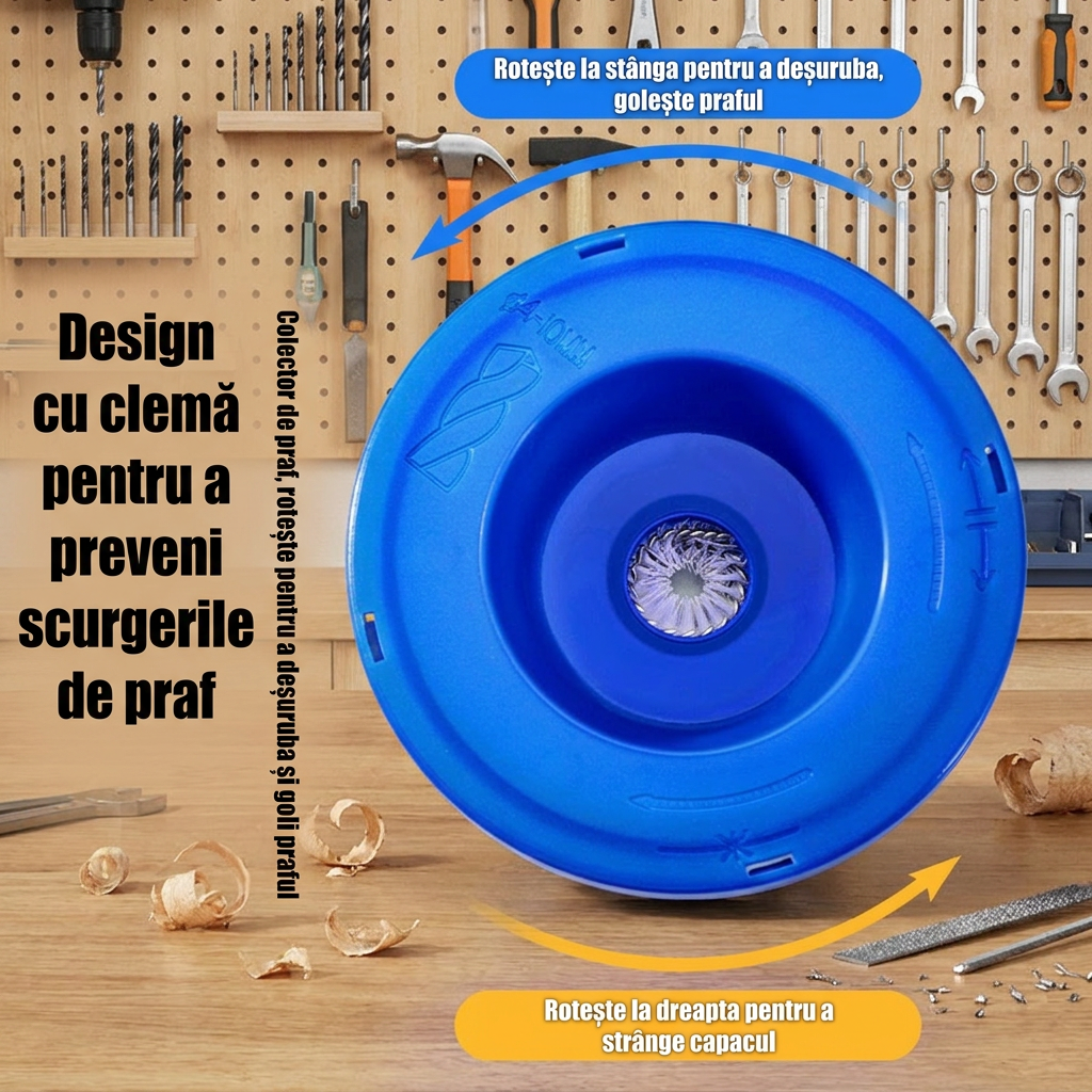 Oferta 2+1 GRATIS 🎁 Colector Praf Ideal pentru Bormasina si Burghiu 🔧 Găurești fără mizerie! 👷🏻