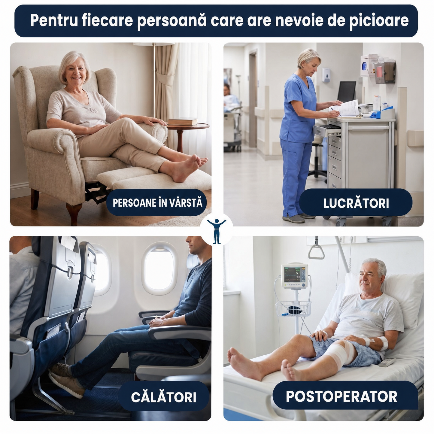 1 Set+1 Set Gratis Ciorapi Compresivi cu Fermoar 🩺 Reduce Umflarea🦵 + Circulatie mai buna 🫀