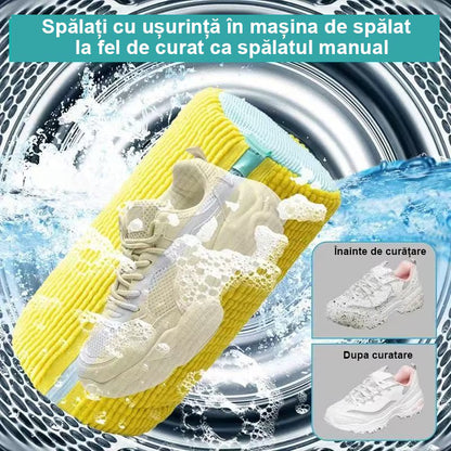 Oferta 1+1 🎁 Saci Premium de Spălat Încălțăminte Protecție & Curățare Sigură  🧼